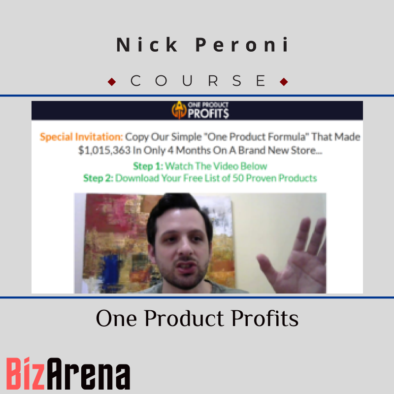 Nick Peroni - One Product Profits