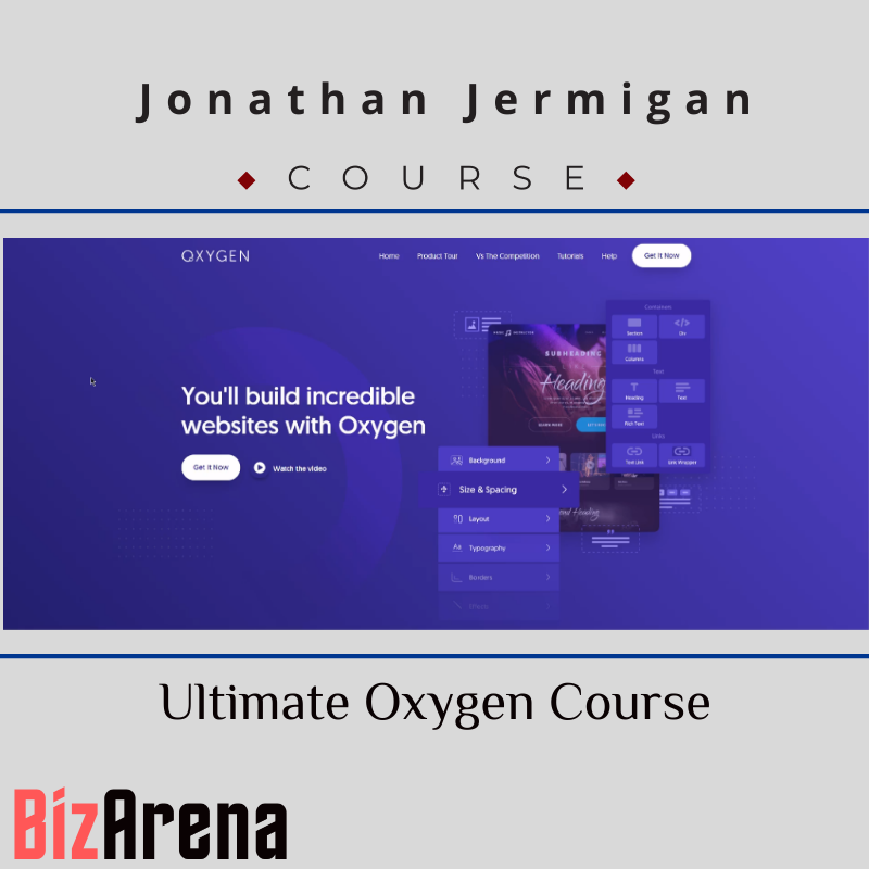 Jonathan Jermigan - Ultimate Oxygen Course