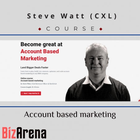 an image of Steve Watt - CXL - Account based marketing 
