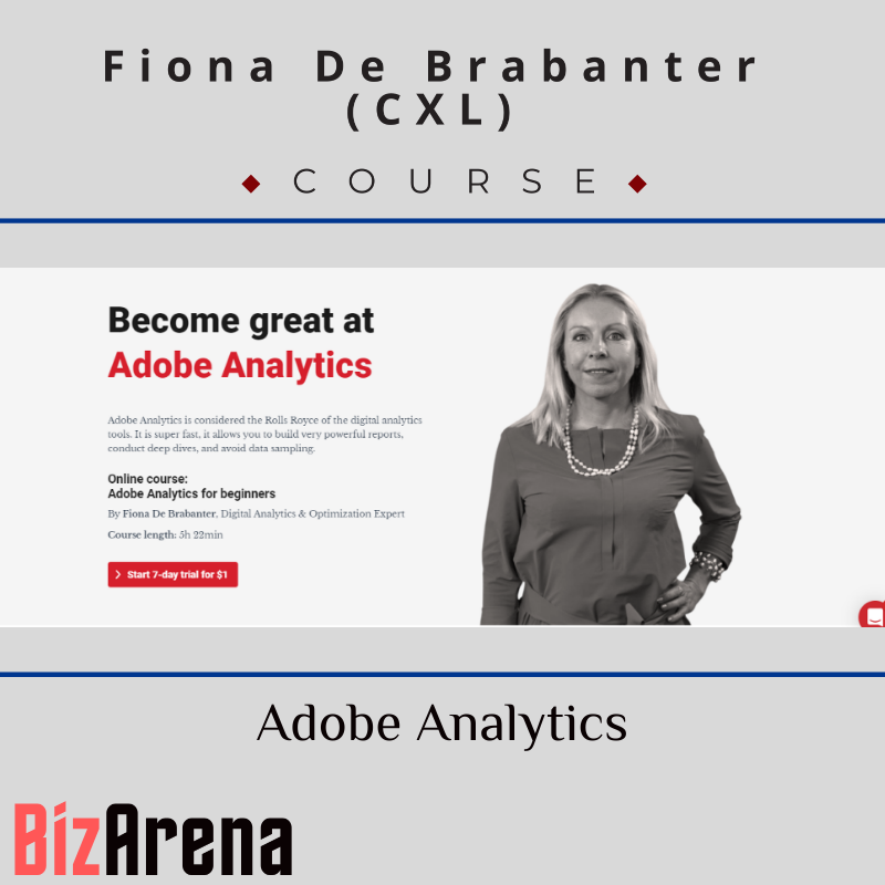 Fiona De Brabanter (CXL) - Adobe Analytics