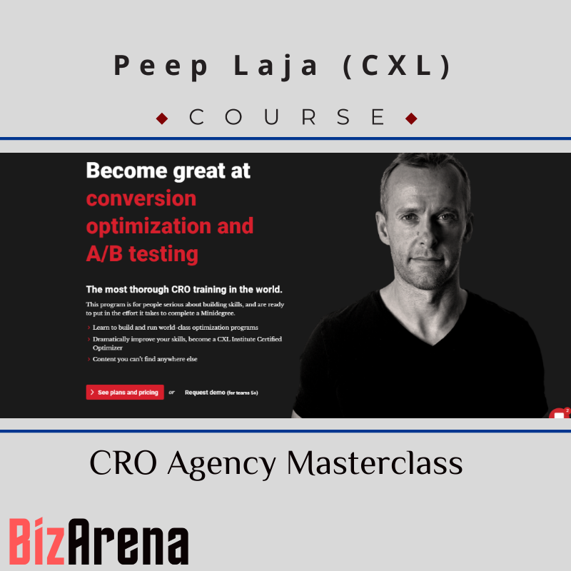 Peep Laja (CXL) - CRO agency masterclass