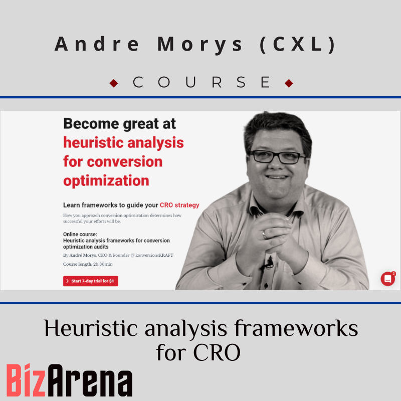 Andre Morys (CXL) - Heuristic analysis frameworks for CRO