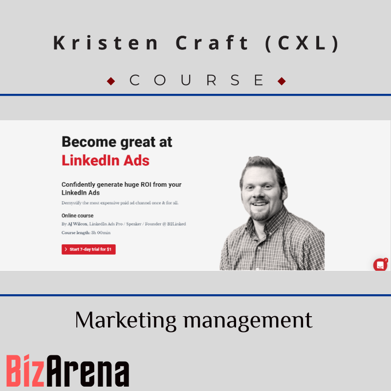 Kristen Craft (CXL) - Marketing management