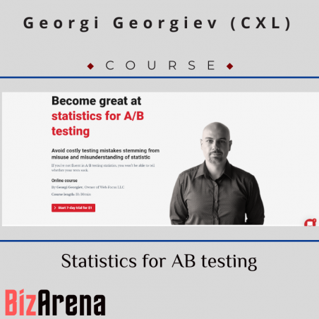 an image of Georgi Georgiev - CXL - Statistics for AB testing 