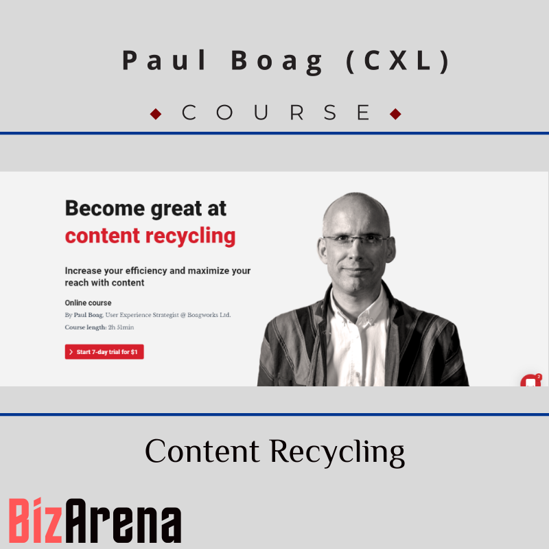 Paul Boag (CXL) - Content Recycling