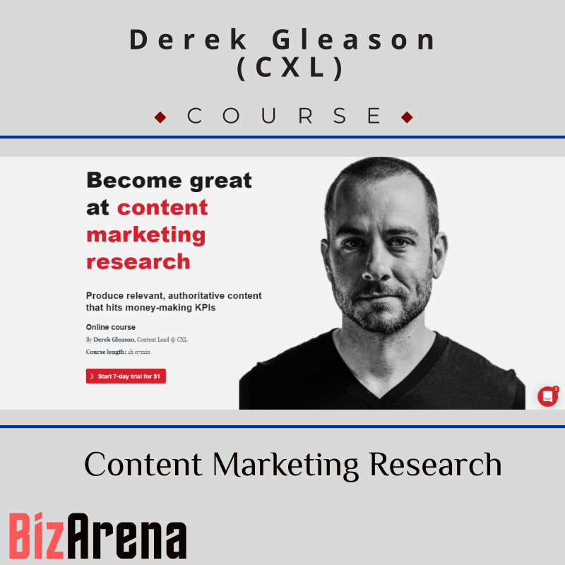 Derek Gleason (CXL) - Content Marketing Research
