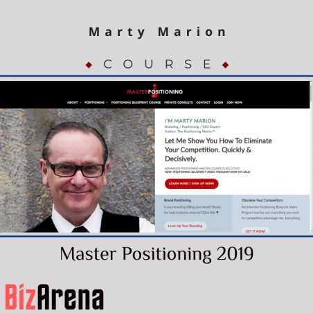 an image of Marty Marion – Master Positioning 2019 