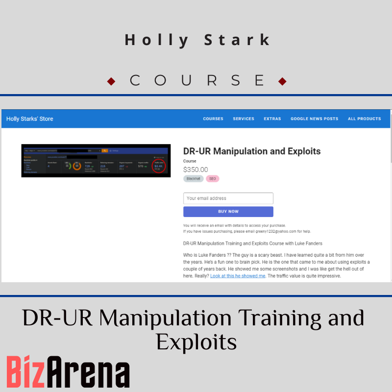 Holly Stark - DR-UR Manipulation Training and Exploits