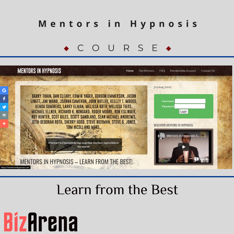 Mentors in Hypnosis - Learn from the Best
