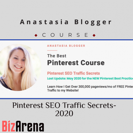 an image of Anastasia Blogger – Pinterest SEO Traffic Secrets 2020 