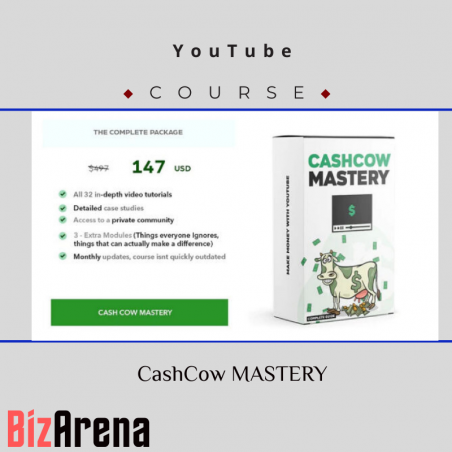 an image of YouTube – CashCow Mastery (Full Updated Course) 