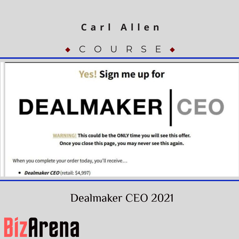 Carl Allen – Dealmaker CEO 2021