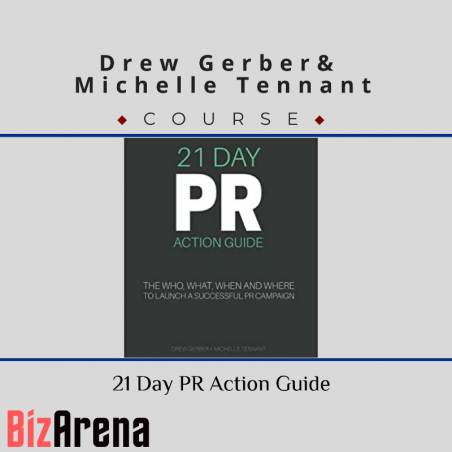 an image of Drew Gerber, Michelle Tennant – 21-Day PR Action Guide 