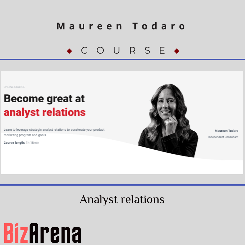 Maureen Todaro - Analyst relations