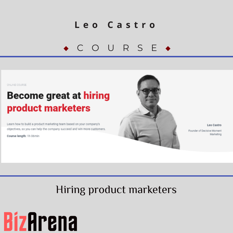 Leo Castro - CXL - Hiring Product Marketers