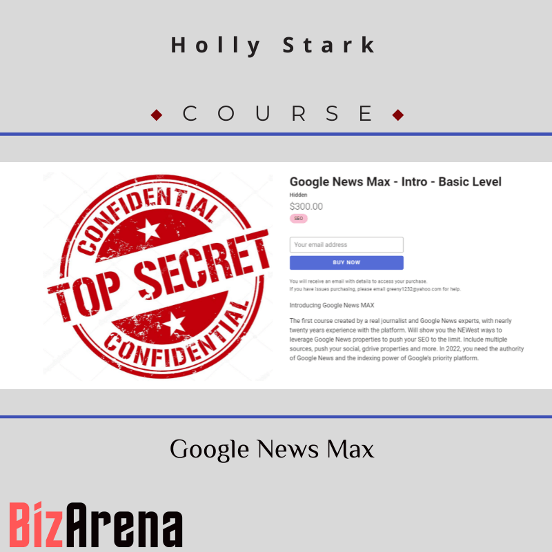 Holly Stark – Google News Max Basic Level 2022
