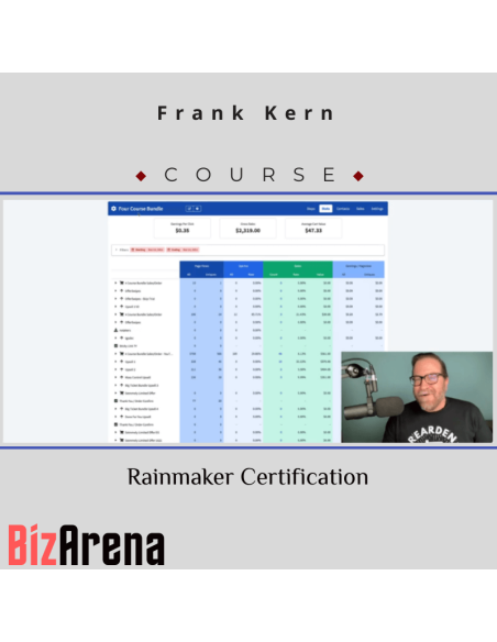 an image of Frank Kern – Rainmaker Certification 