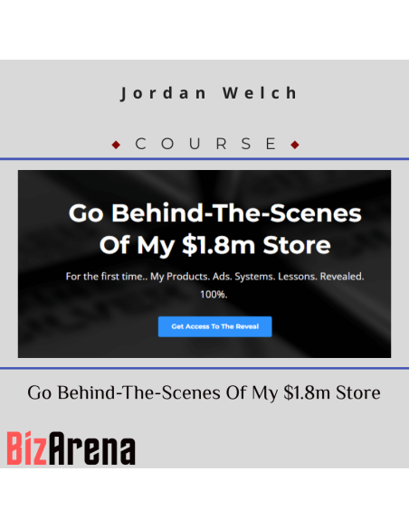 an image of The Reveal - Jordan Welch - Go Behind The Scenes Of My $1.8m Store Course 