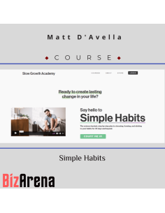 Matt D'Avella - Self-development Course - Simple Habits