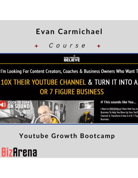 an image of Evan Carmichael – Youtube Growth Bootcamp 