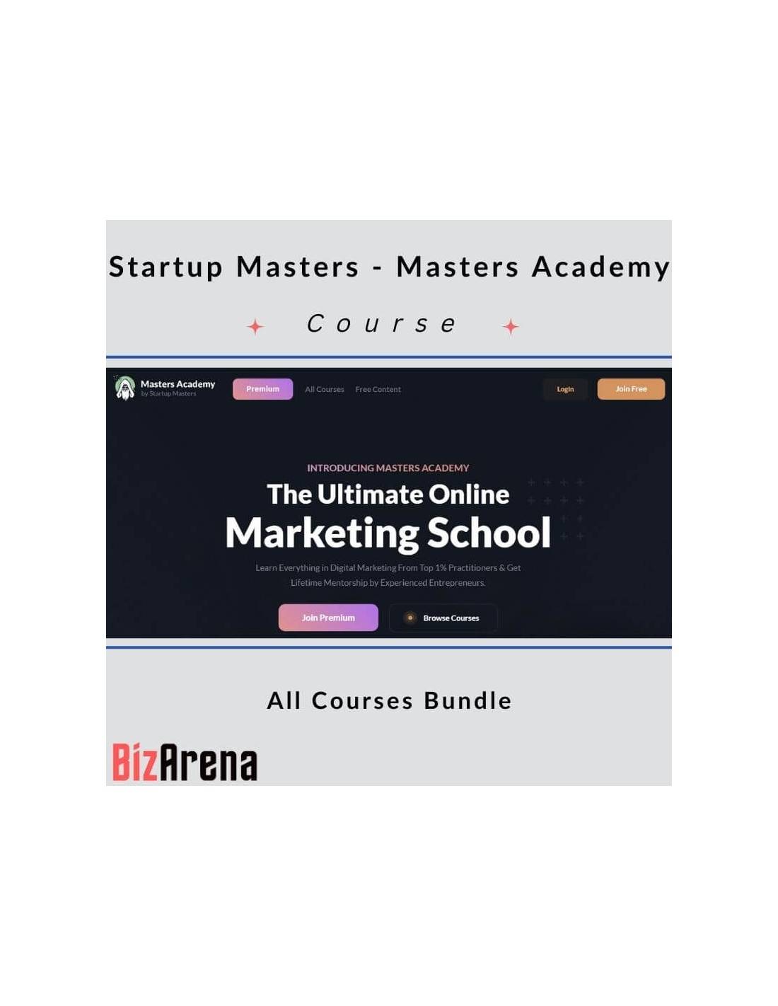 Startup Masters Masters Academy All Courses Bundle