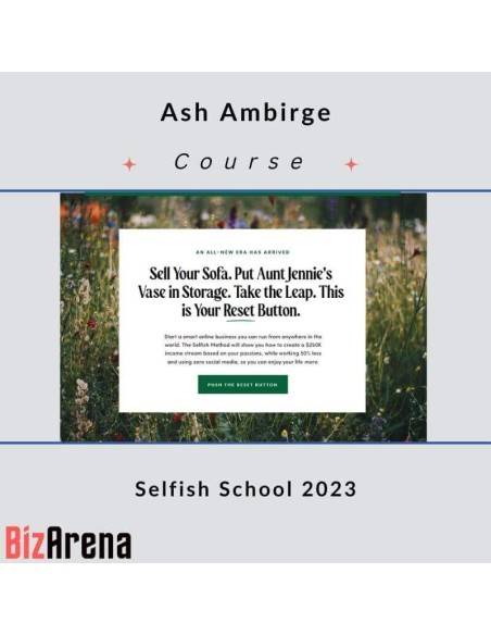 an image of Ash Ambirge - Selfish School 2023 