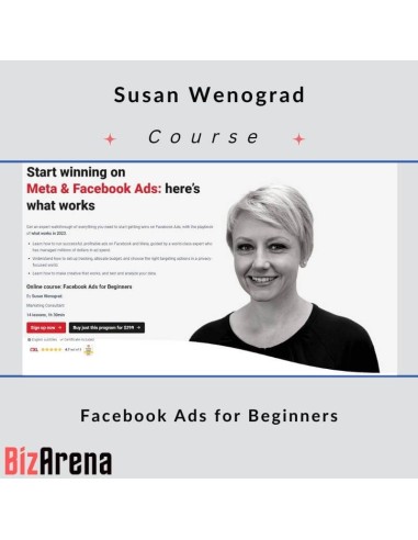 Susan Wenograd (CXL) - Facebook Ads for Beginners