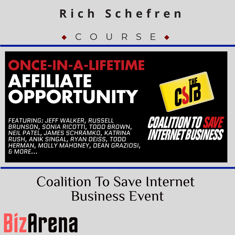 Rich Schefren – Coalition To Save Internet Business Event