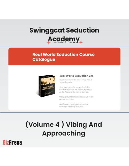 an image of Swinggcat Seduction Academy  - (Volume 4 ) Vibing And Approaching 