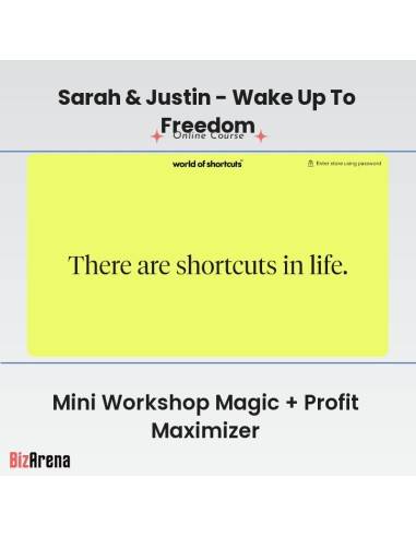 Sarah & Justin - Wake Up To Freedom - Mini Workshop Magic + Profit Maximizer Image