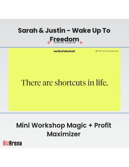 an image of Sarah & Justin - Wake Up To Freedom - Mini Workshop Magic + Profit Maximizer 