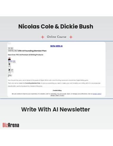 Nicolas Cole & Dickie Bush - Write With AI Newsletter Image