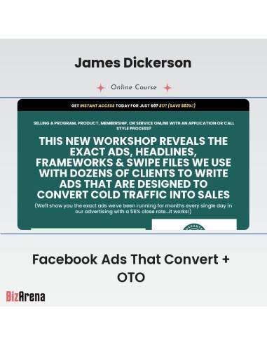 James Dickerson - Facebook Ads That Convert + OTO Image