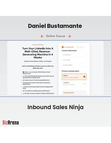 Daniel Bustamante - Inbound Sales Ninja Image