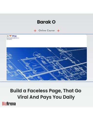 Barak O - Build a Faceless Page, That Go Viral And Pays You Daily Image