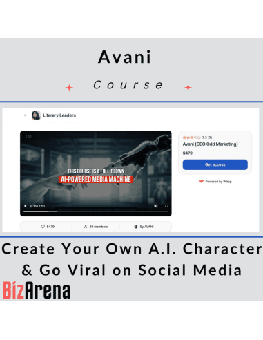 Avani - Odd Marketing - Create Your Own A.I. Character & Go Viral on Social Media Image