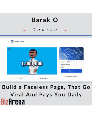 Barak O - Build a Faceless Page, That Go Viral And Pays You Daily Image