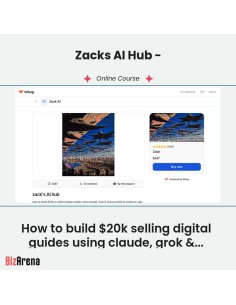 Zacks AI Hub - How to build $20k selling digital guides using claude, grok & manus