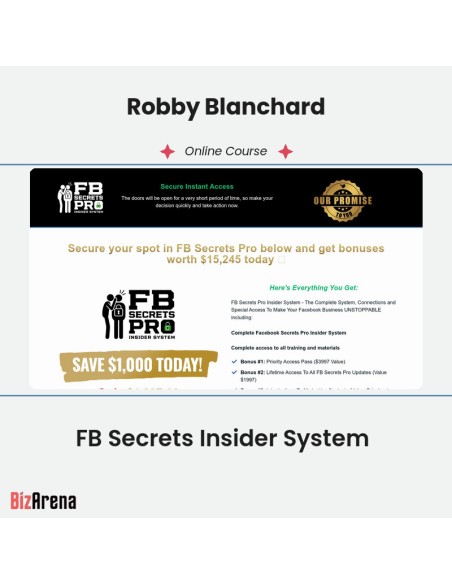 an image of Robby Blanchard - FB Secrets Insider System 