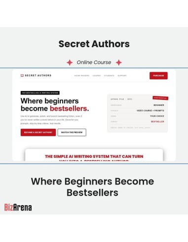 an image of Secret Authors - Where Beginners Become Bestsellers 