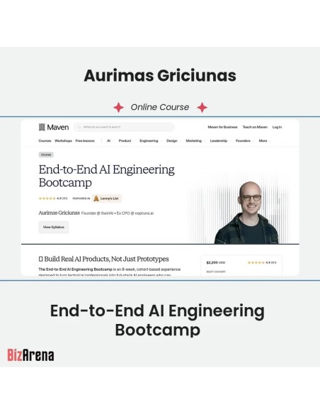 an image of Aurimas Griciunas - End-to-End AI Engineering Bootcamp 