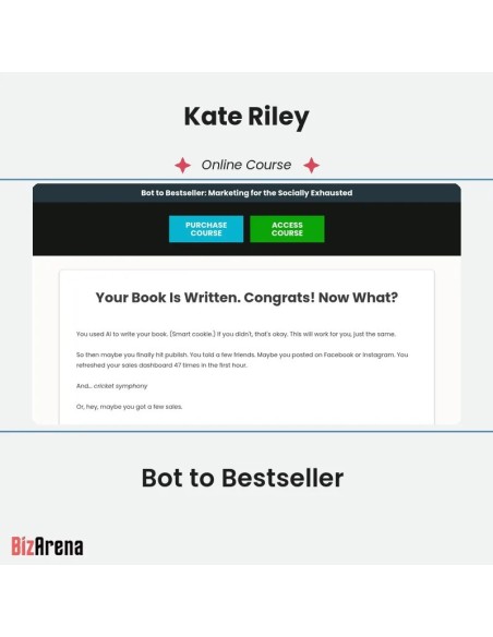 an image of Kate Riley - Bot to Bestseller 