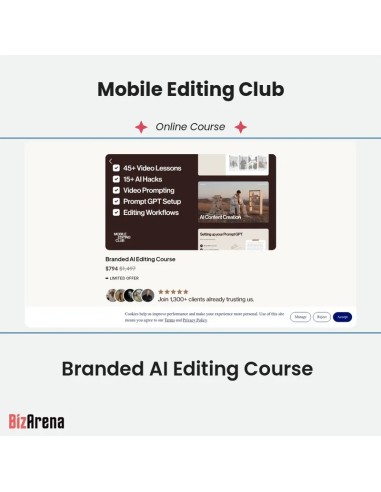 an image of Mobile Editing Club - Branded AI Editing Course 