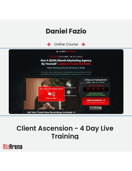 an image of Daniel Fazio - Client Ascension - 4 Day Live Training 