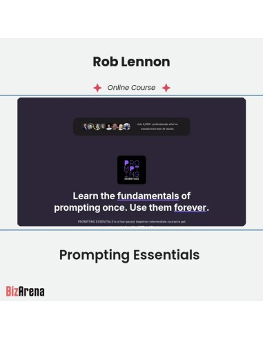 an image of Rob Lennon - Prompting Essentials 