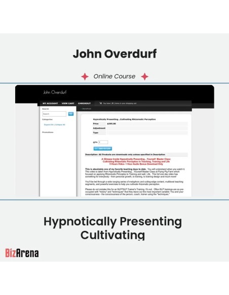 an image of John Overdurf - Hypnotically Presenting Cultivating 