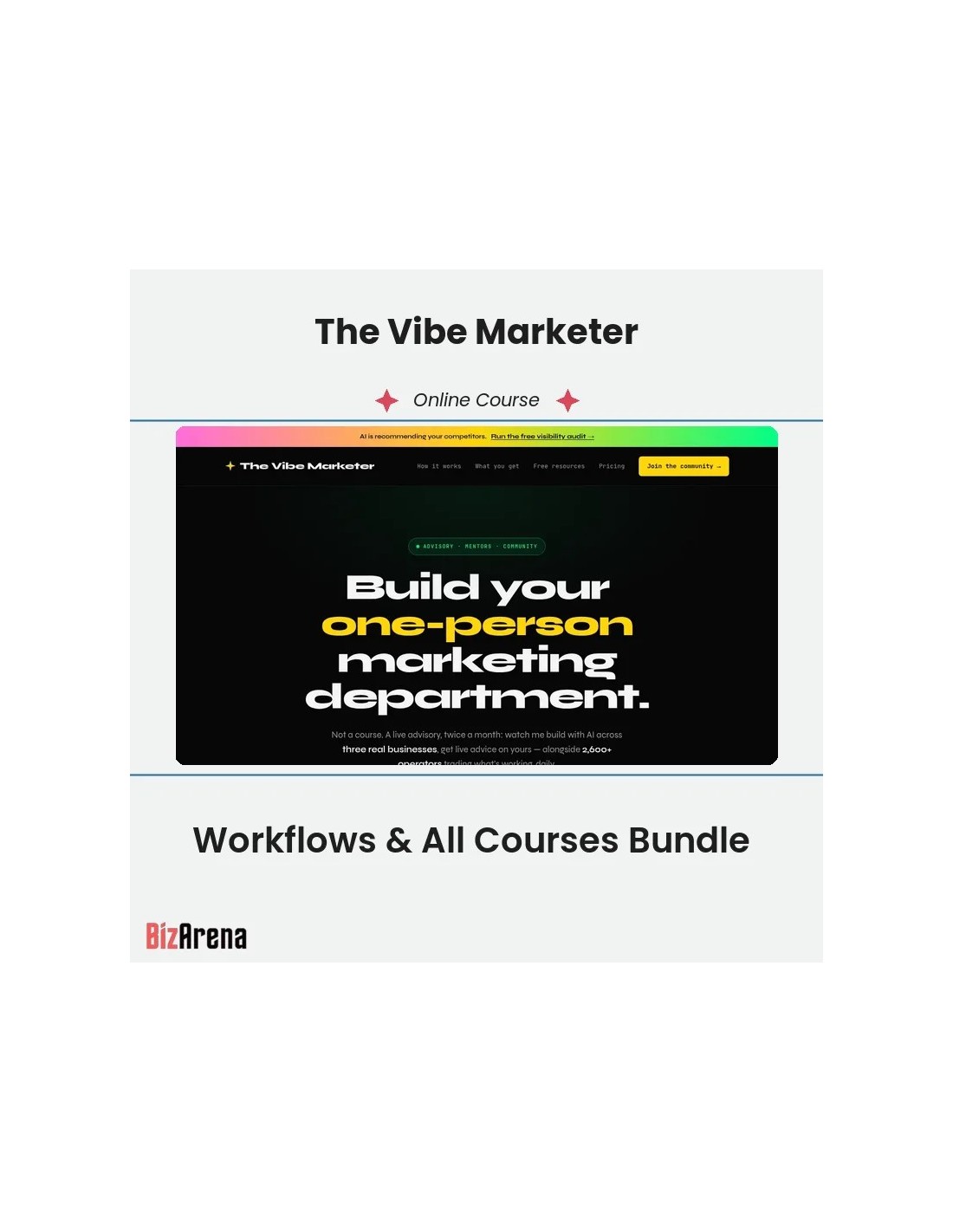 The Vibe Marketer - Workflows & All Courses Bundle
