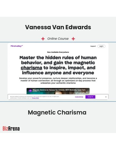 an image of Vanessa Van Edwards - Magnetic Charisma 