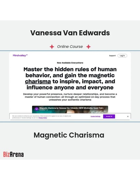 an image of Vanessa Van Edwards - Magnetic Charisma 