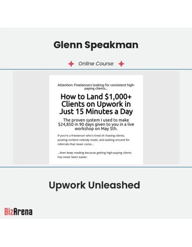 an image of Glenn Speakman - Upwork Unleashed 